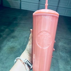 Venti Starbucks Pink Tumbler Cup